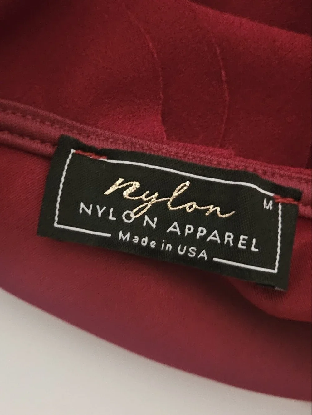 Nylon Apparel Cropped Top